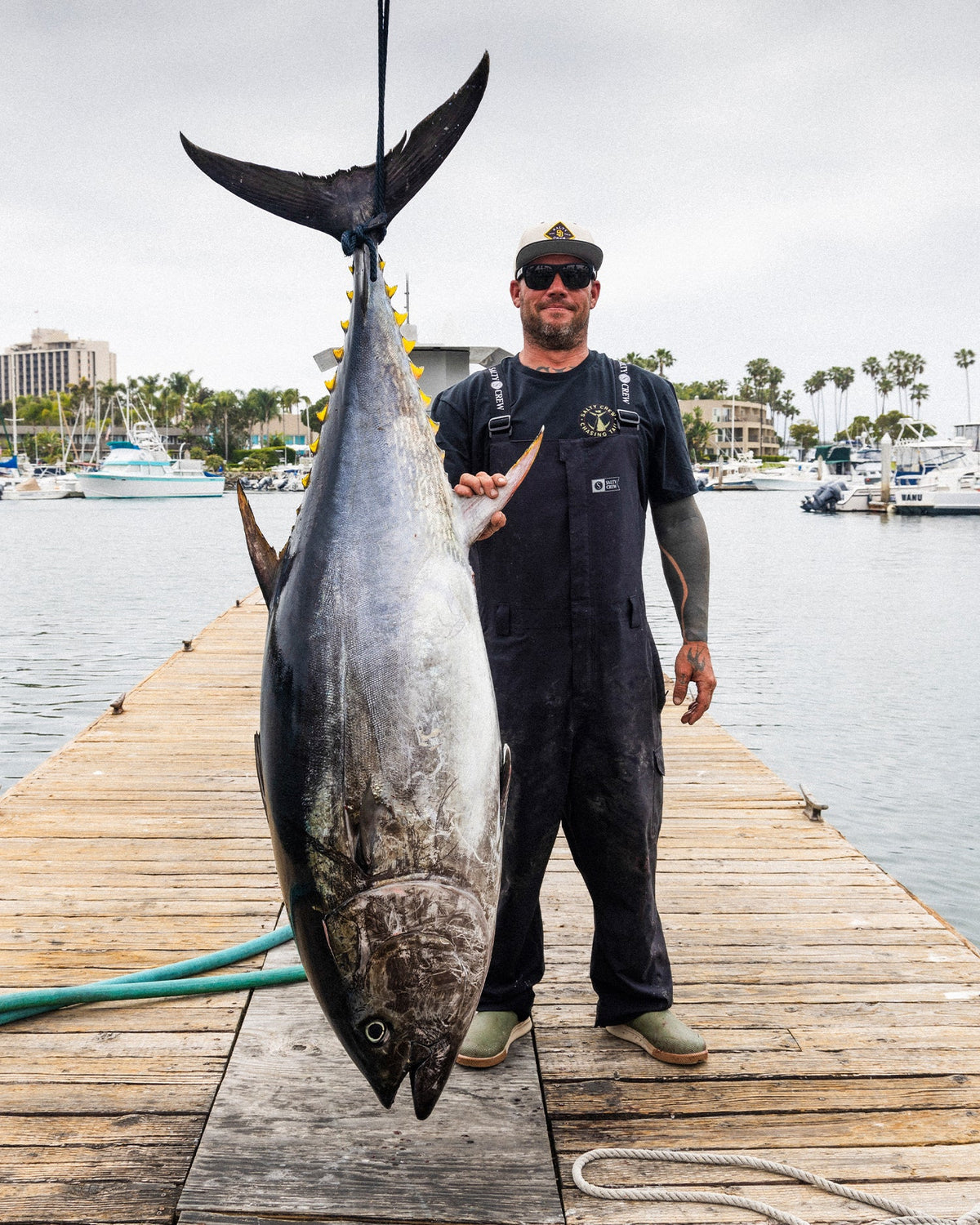 LONG RANGE BIB - Black | Salty Crew