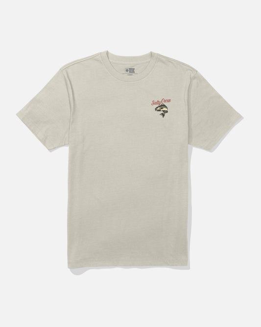 STRIPED SS TEE - Bone | Salty Crew