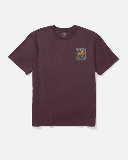 INK SLINGER ORIGINAL TEE - Wine | Salty Crew