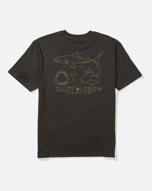 GREAT WHT CLASSIC SS TEE - BLACK | Salty Crew