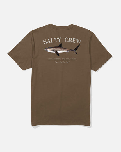 BRUCE CREW TEE - SEPIA | Salty Crew
