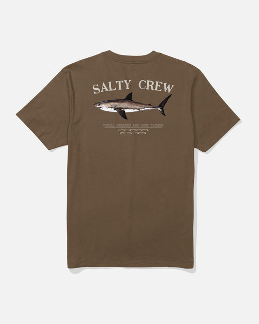 BRUCE CREW TEE - SEPIA | Salty Crew