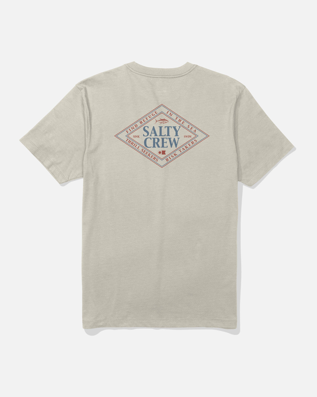 ICONIC SS TEE - Bone | Salty Crew