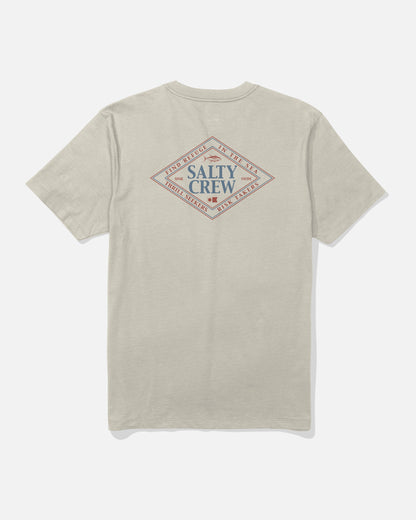 ICONIC SS TEE - Bone | Salty Crew