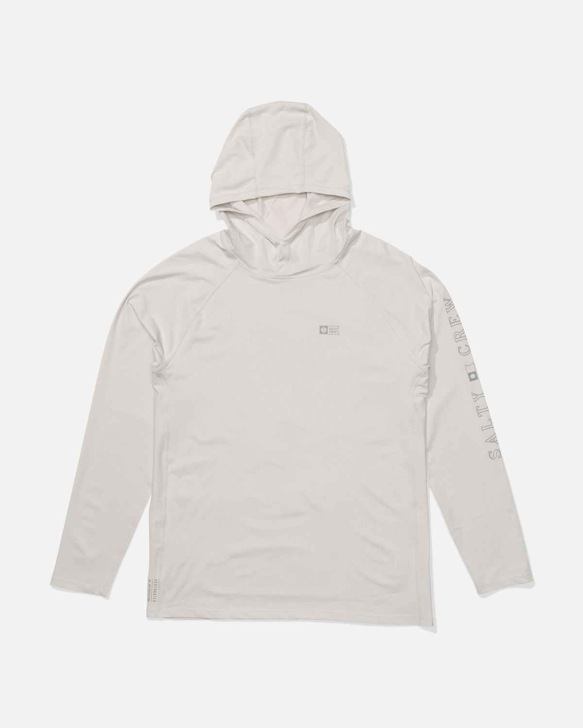 APEX PERFORATED SUNSHIRT - Light Grey | Salty Crew
