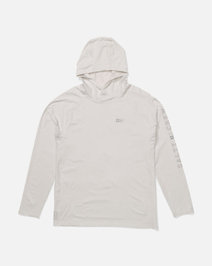 APEX PERFORATED SUNSHIRT - Light Grey | Salty Crew
