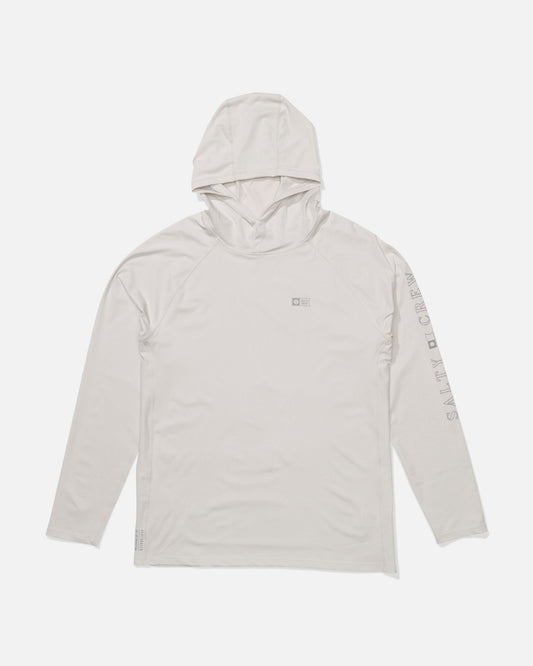 APEX PERFORATED SUNSHIRT - Light Grey | Salty Crew