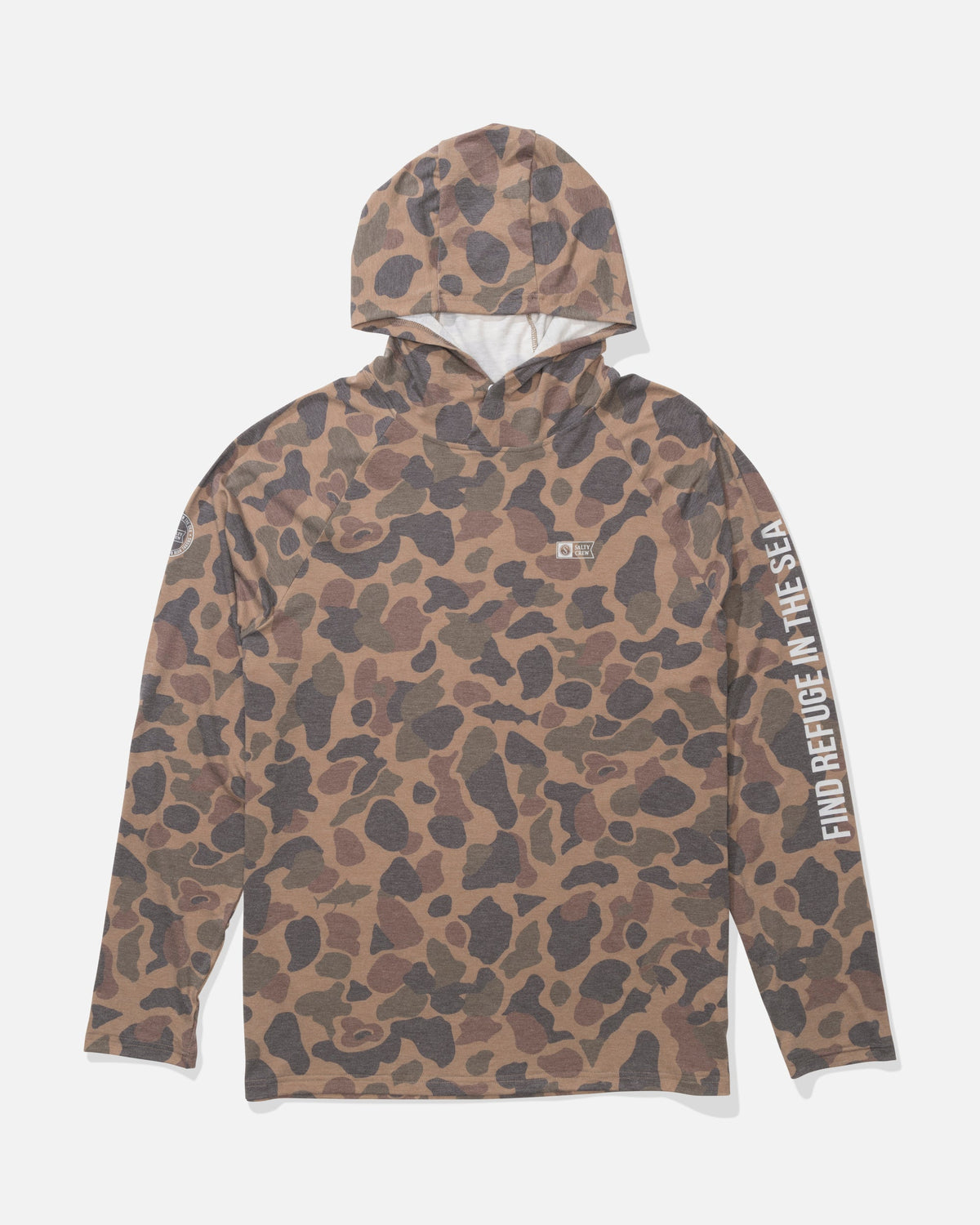 MARINER LITE UV HOOD - Tan Camo | Salty Crew