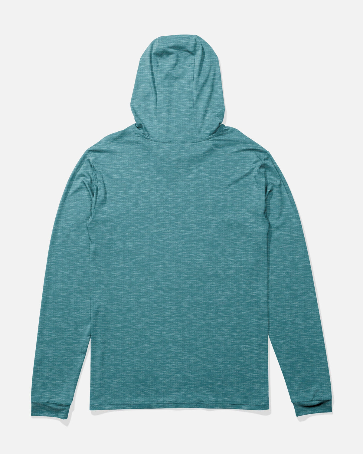 RAIL HOOD SUNSHIRT - Teal Blue Heather | Salty Crew