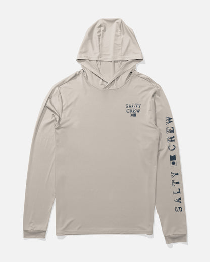 ON BOARD HOOD SUNSHIRT - Natural | Salty Crew
