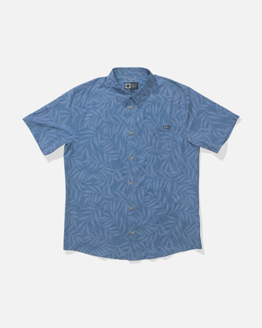 DRIFTER UV BUTTON UP - Captains Blue | Salty Crew