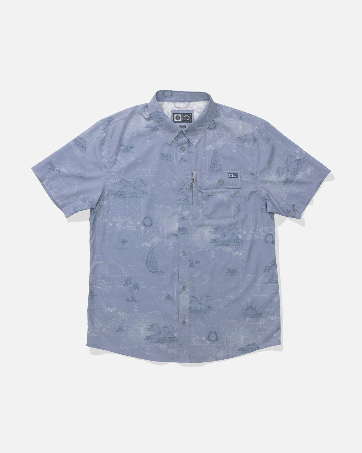 FLAGSHIP UV BUTTON UP - Tradewinds | Salty Crew