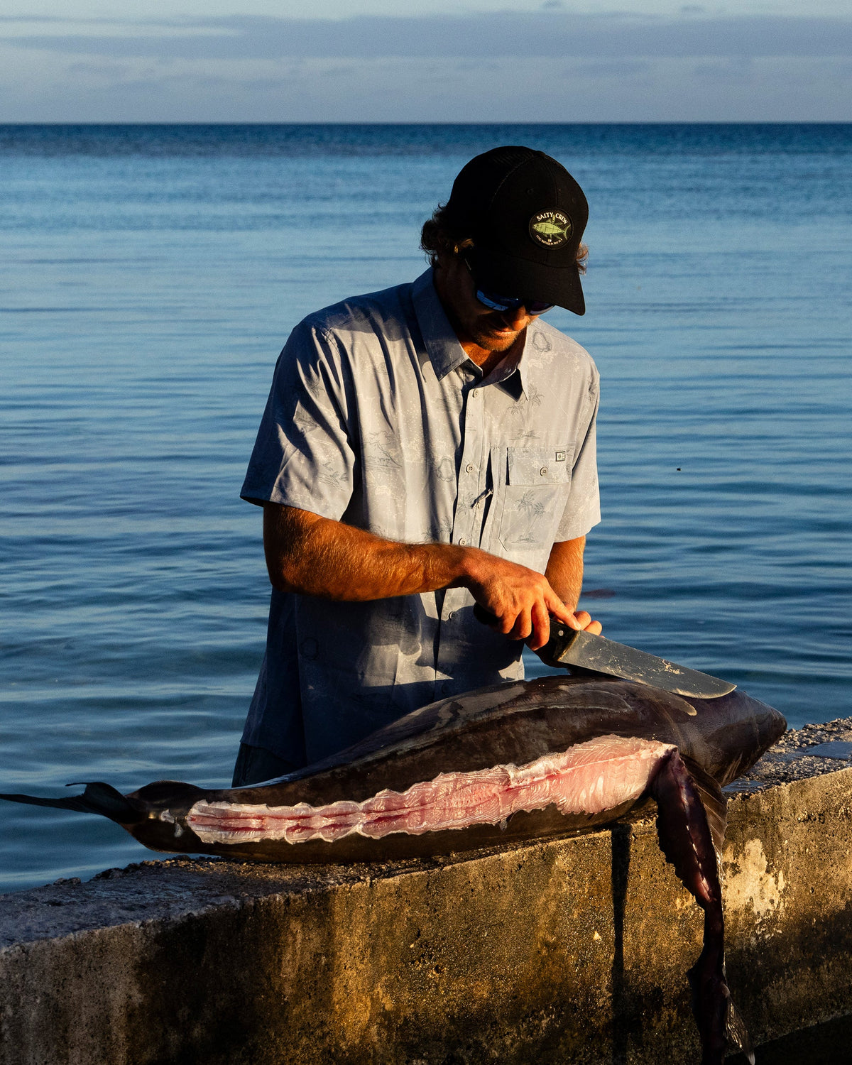 FLAGSHIP UV BUTTON UP - Tradewinds | Salty Crew