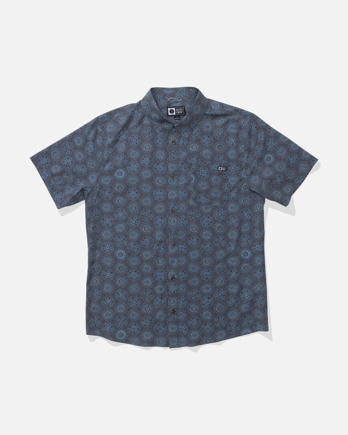 DRIFTER UV BUTTON UP - Monument | Salty Crew