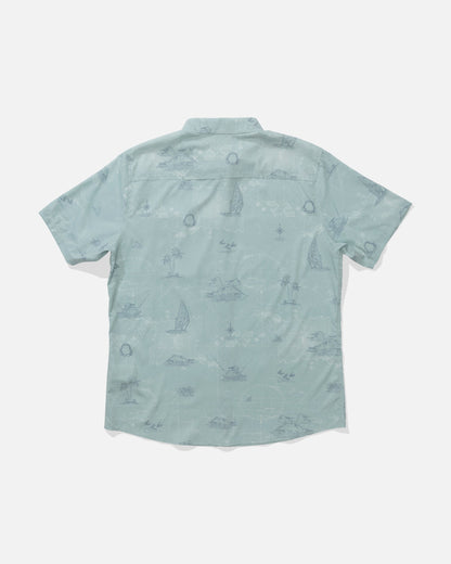 FLAGSHIP UV BUTTON UP - Jade | Salty Crew