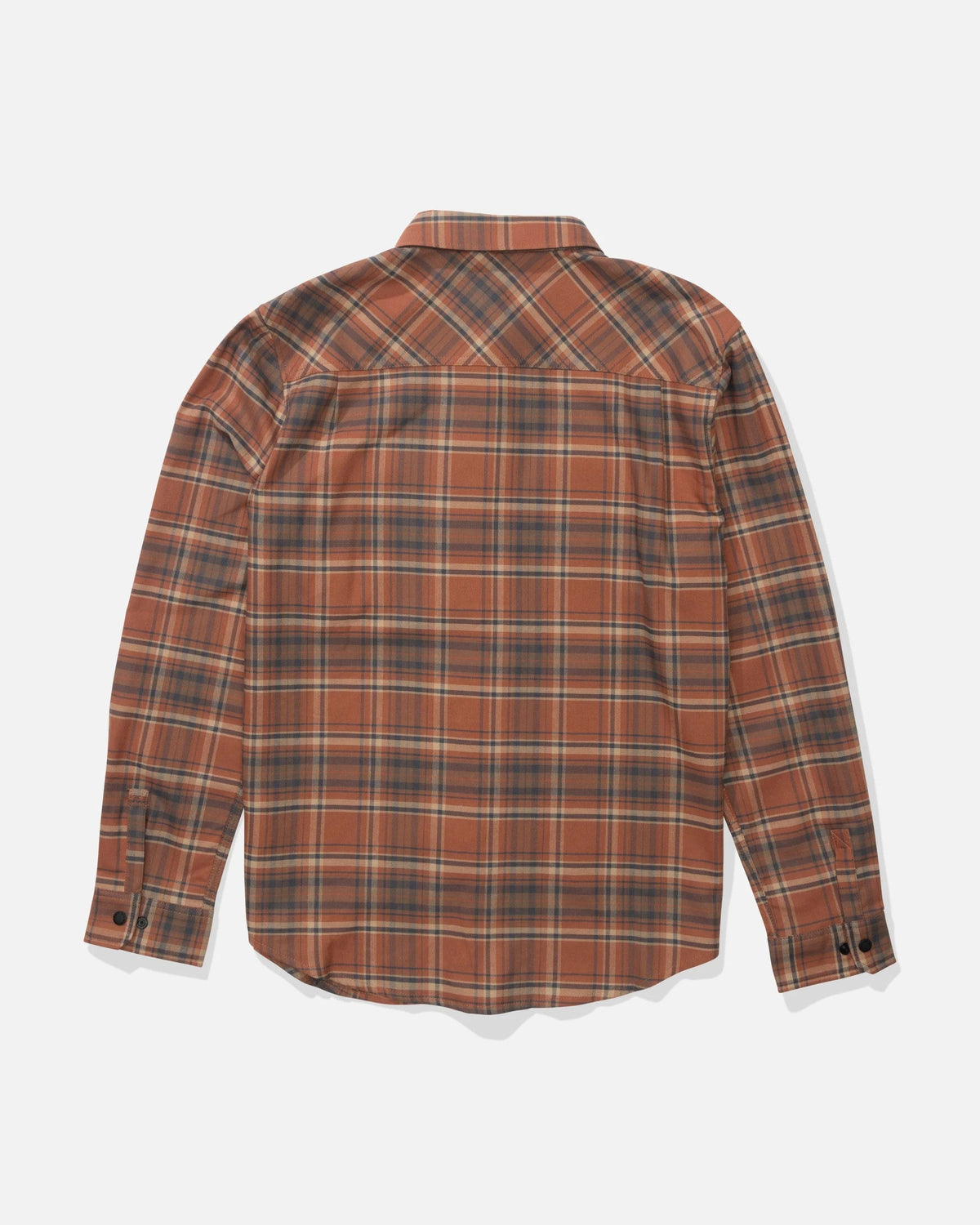 FATHOM LS TECH FLANNEL - Russet | Salty Crew