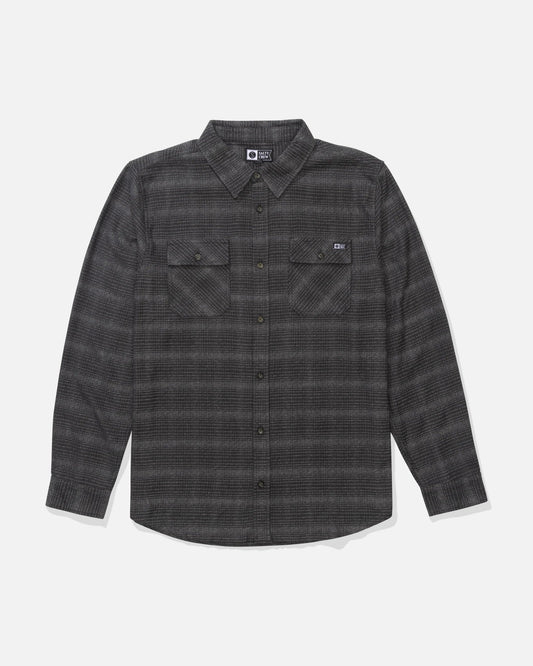 DAYBREAK FLANNEL - Pirate Black | Salty Crew