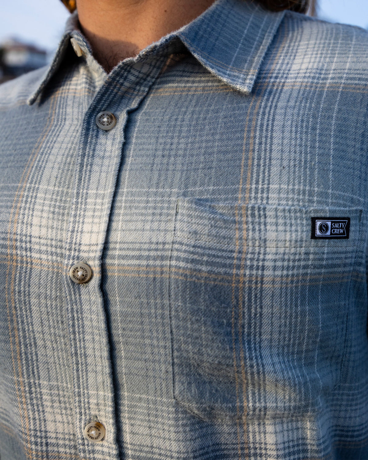 EARLY BIRD FLANNEL - Trooper | Salty Crew