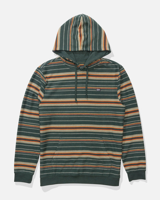CREWSER FLEECE HOOD - Washed Green | Salty Crew