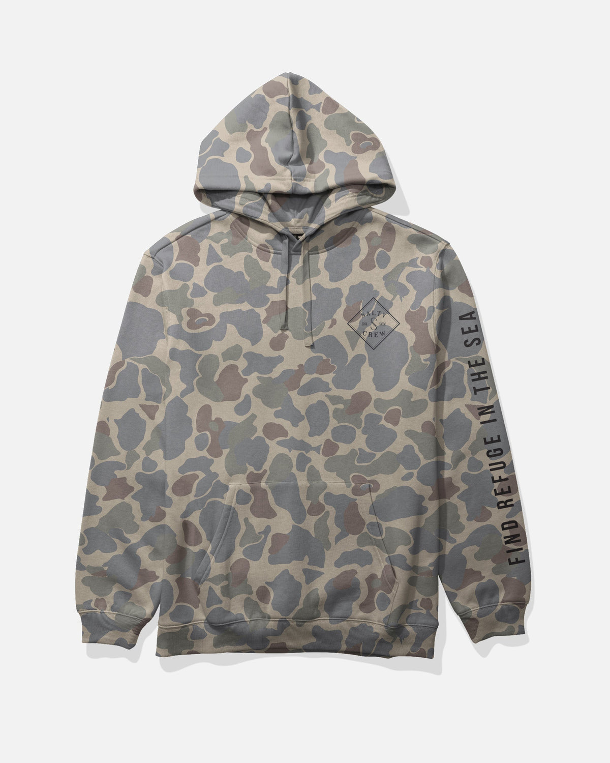 TIPPET RANGER HOOD FLEECE - Sand Camo | Salty Crew