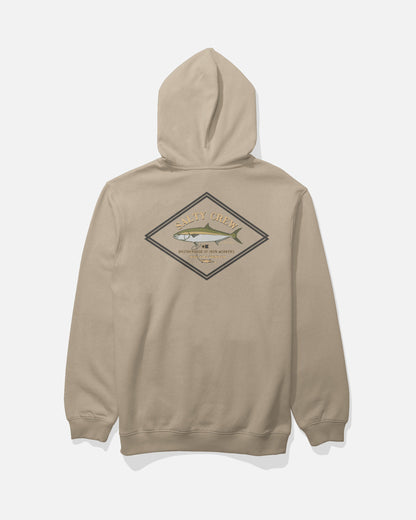 DECKHAND YELLOWTAIL FLEECE - Washed Stone | Salty Crew