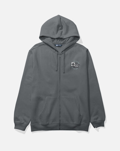 WAVEY ZIP FLEECE - Charcoal | Salty Crew