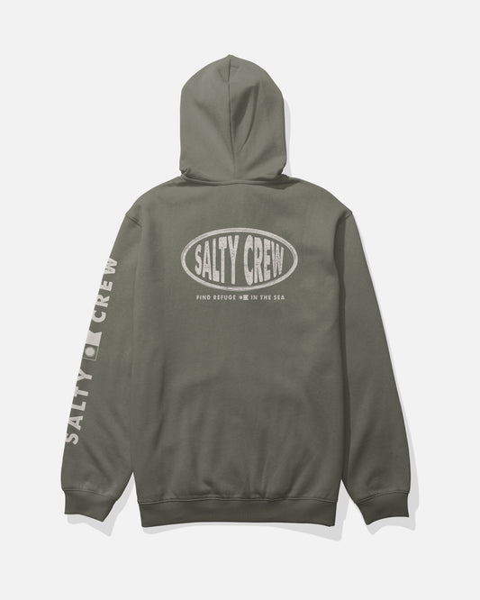 SIGNAGE FLEECE - Dusty Olive | Salty Crew