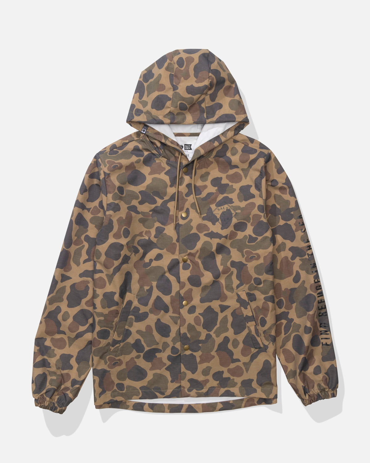 TIPPET SNAP JACKET - Sand Camo | Salty Crew