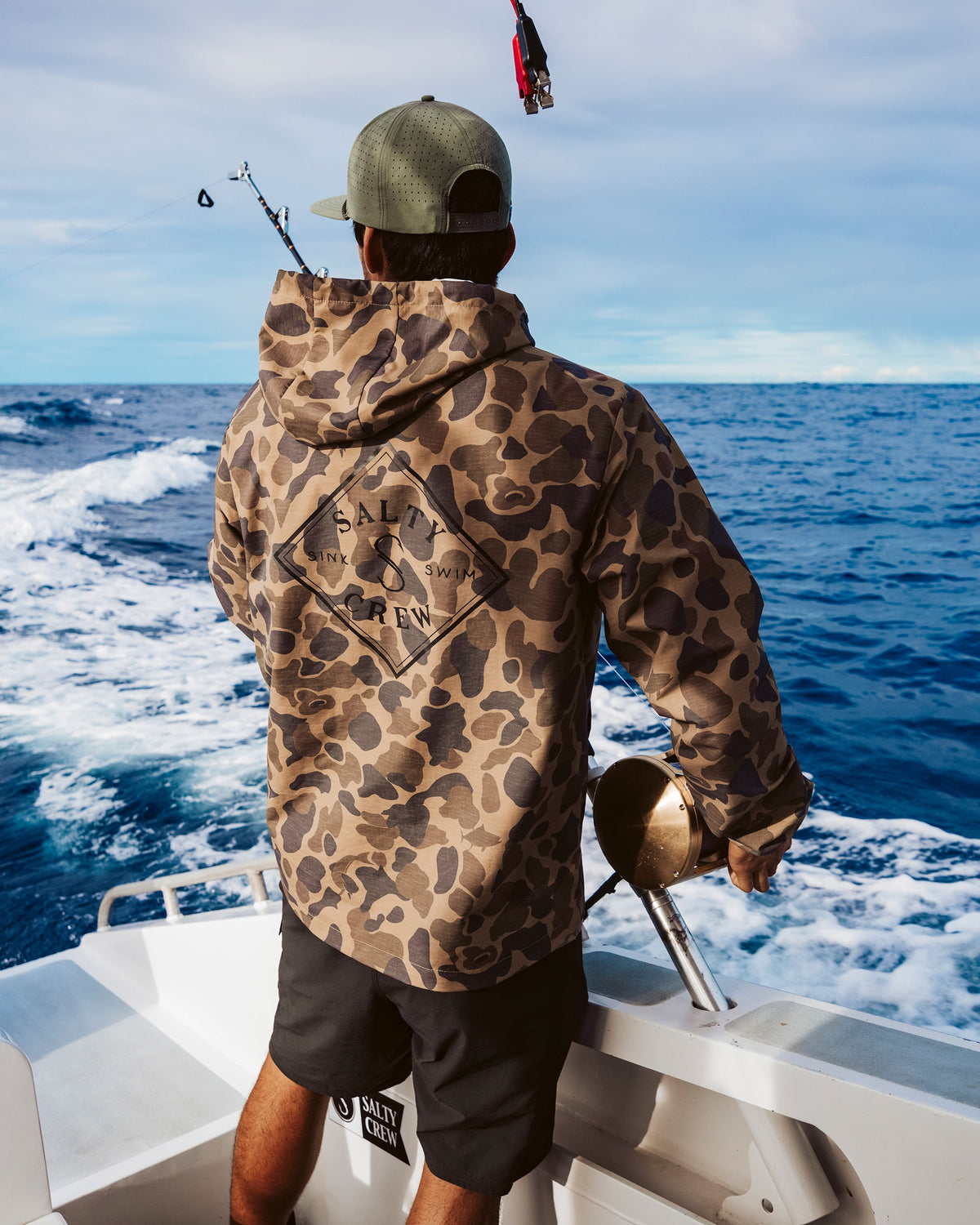 TIPPET SNAP JACKET - Sand Camo | Salty Crew