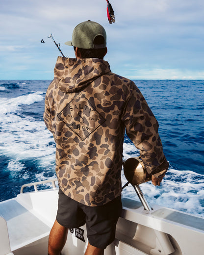 TIPPET SNAP JACKET - Sand Camo | Salty Crew