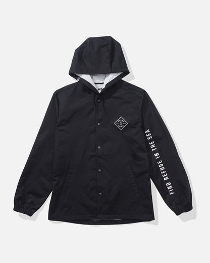 TIPPET SNAPPER JACKET - Black | Salty Crew