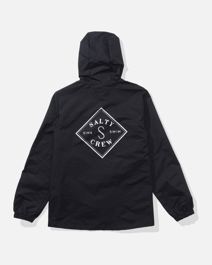 TIPPET SNAPPER JACKET - Black | Salty Crew