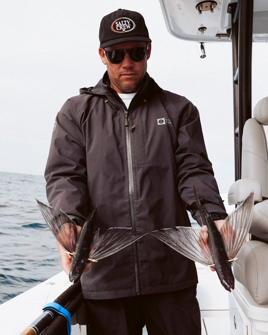 LONG RANGE JACKET - Black | Salty Crew