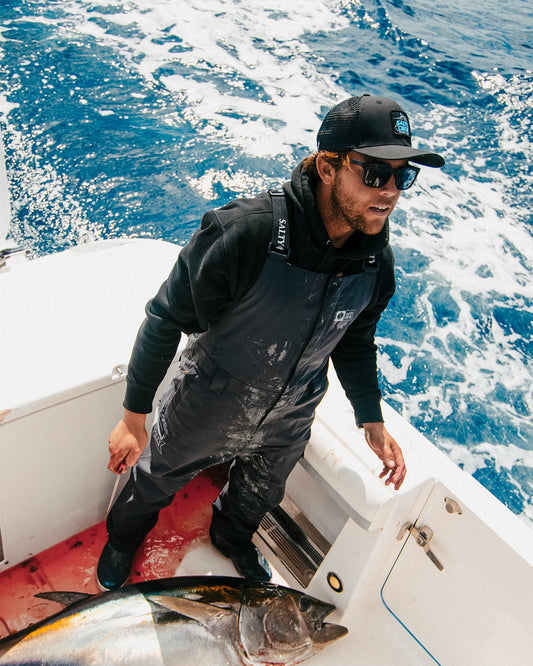 LONG RANGE BIB - Black | Salty Crew