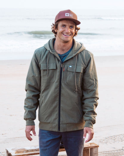 FATHOM JACKET - Olive | Salty Crew