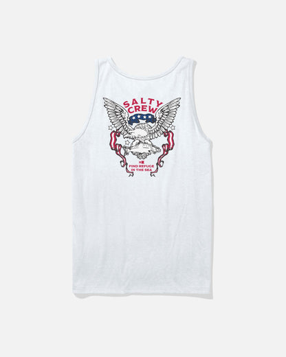 AMERICAN TALON TANK - White | Salty Crew