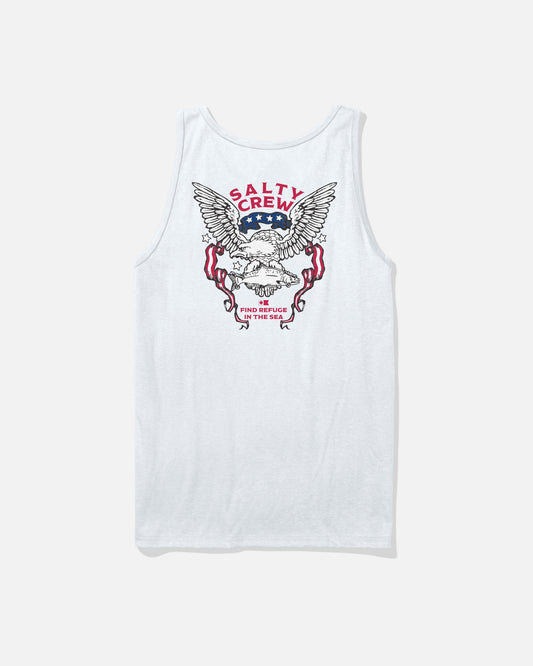 AMERICAN TALON TANK - White | Salty Crew