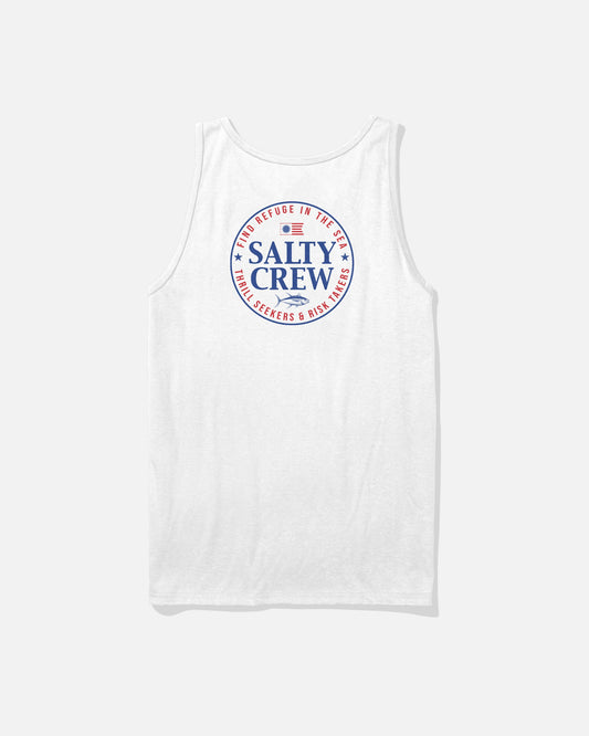 AMERICA LEGEND TANK - White | Salty Crew
