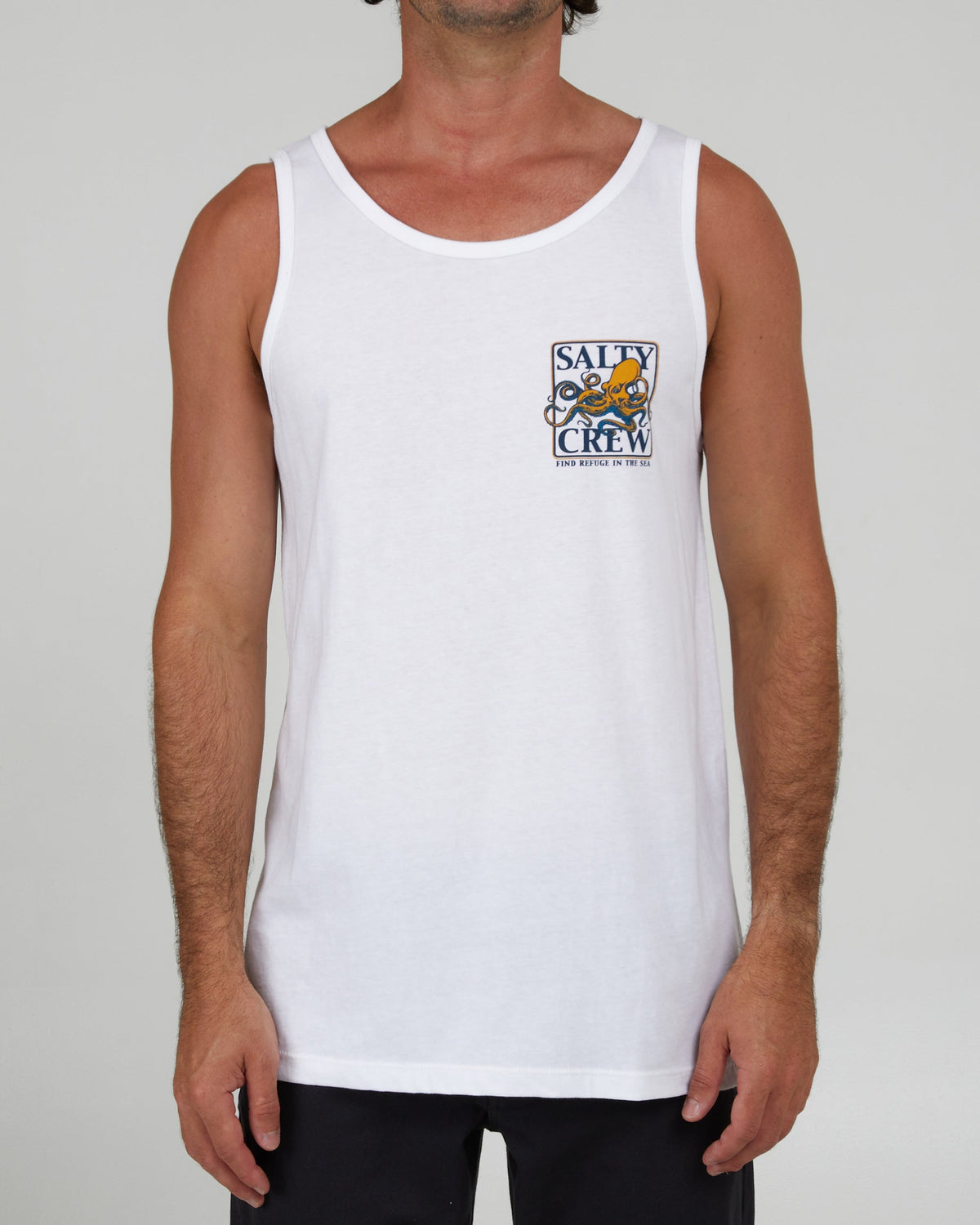 INK SLINGER TANK - White | Salty Crew