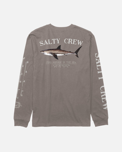 BRUCE LS TEE - Cinder | Salty Crew