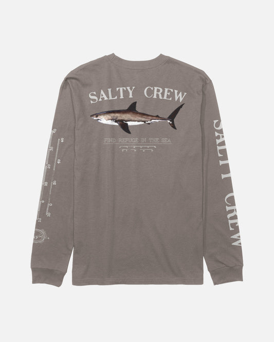 BRUCE LS TEE - Cinder | Salty Crew