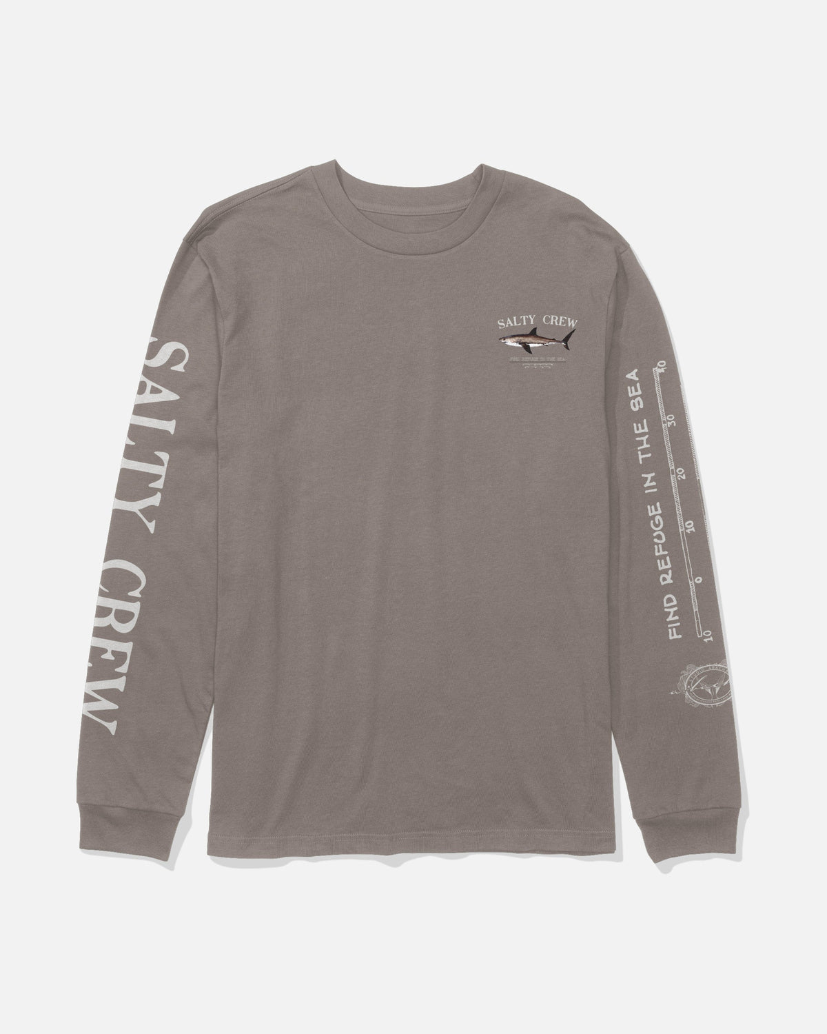 BRUCE LS TEE - Cinder | Salty Crew