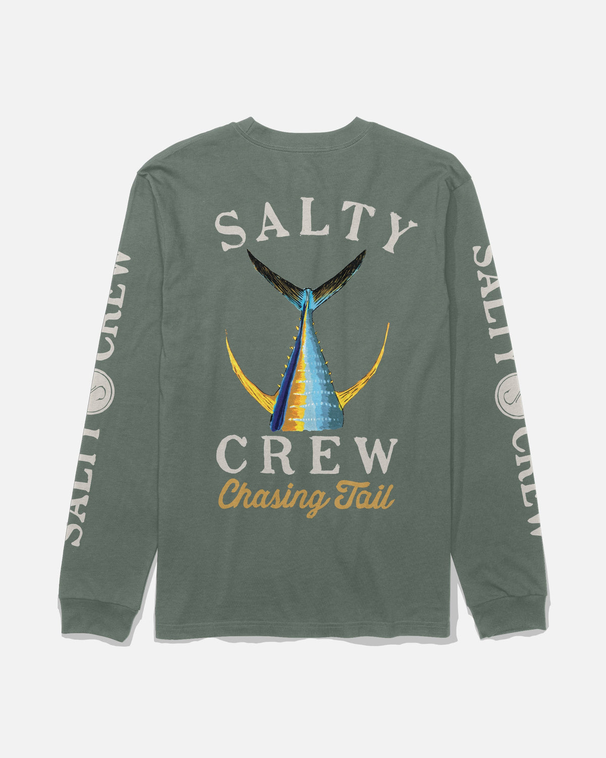 TAILED LS TEE - Laurel Wreath | Salty Crew