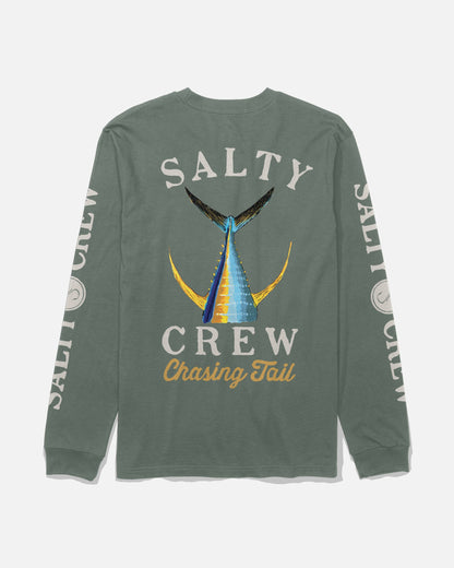 TAILED LS TEE - Laurel Wreath | Salty Crew