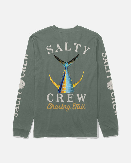 TAILED LS TEE - Laurel Wreath | Salty Crew