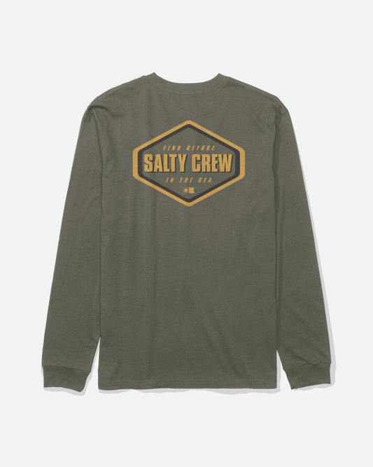 SHAPELY LS TEE - Dusty Olive | Salty Crew