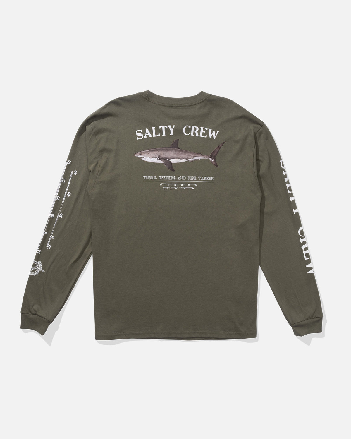 BRUCE LS TEE - Dusty Olive | Salty Crew