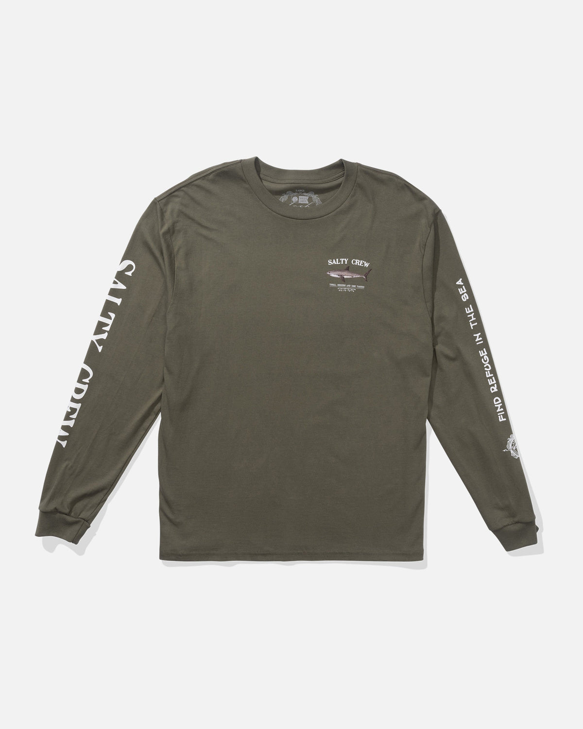 BRUCE LS TEE - Dusty Olive | Salty Crew