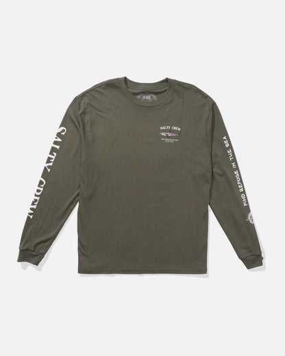BRUCE LS TEE - Dusty Olive | Salty Crew