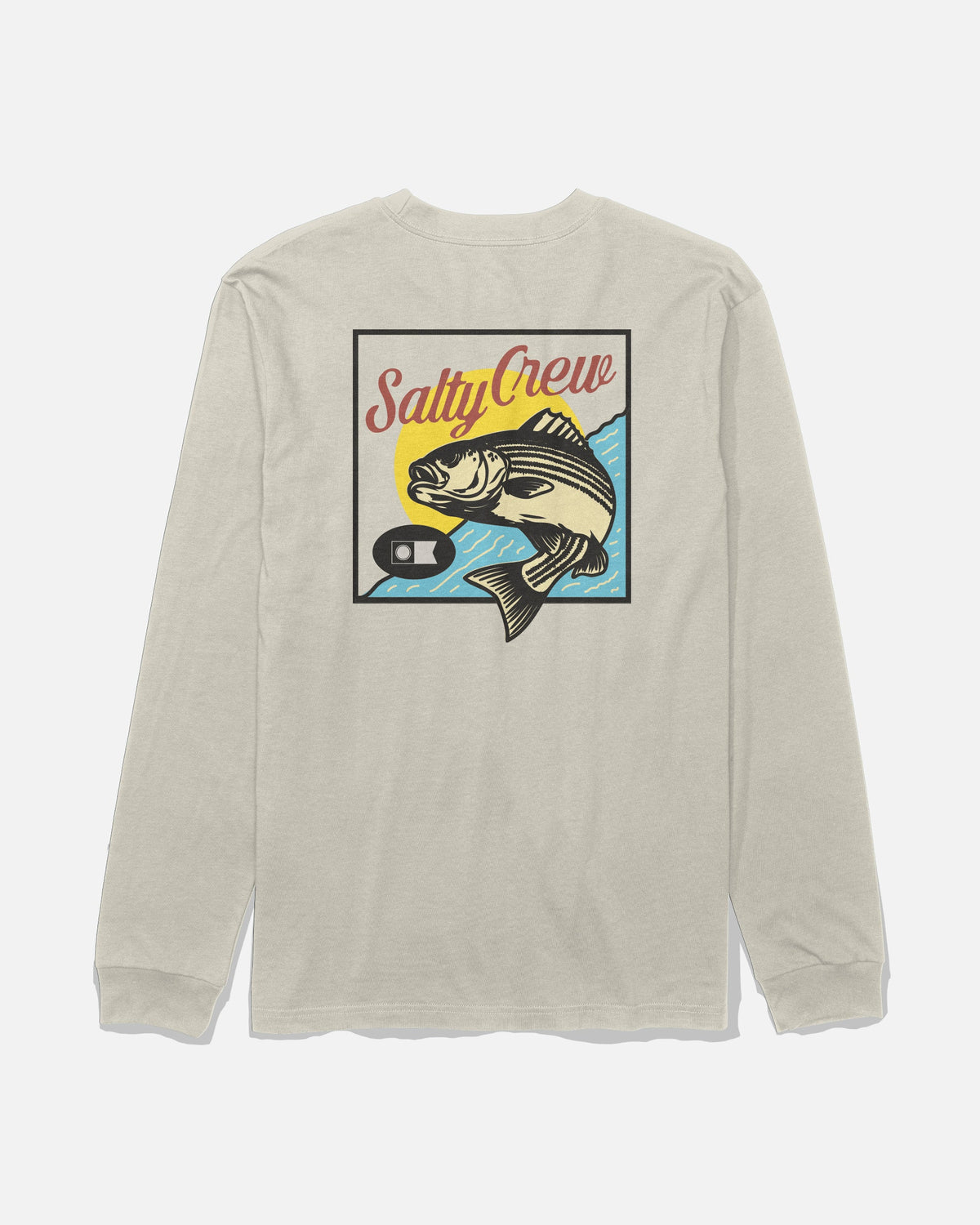 STRIPED LS TEE - Bone | Salty Crew